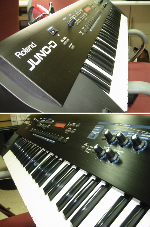Roland JUNO-D 신서사이저 입니다.