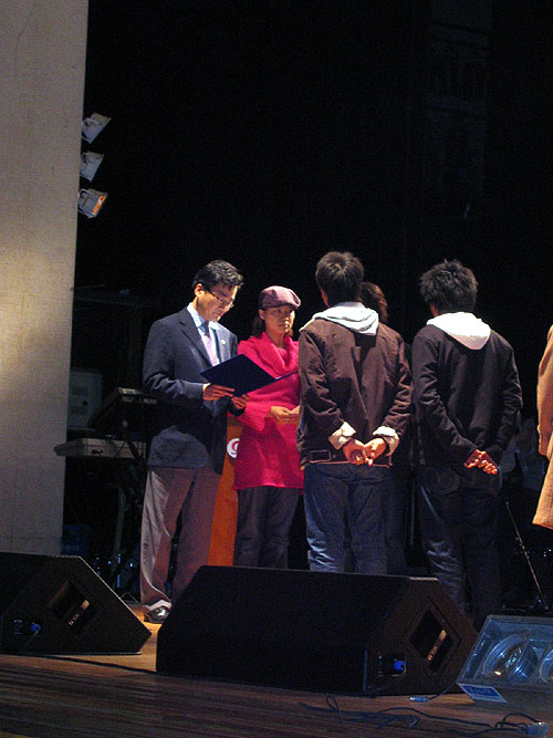 코스모스악기 K-Rock Championship 행사 협찬 - 시상식장면